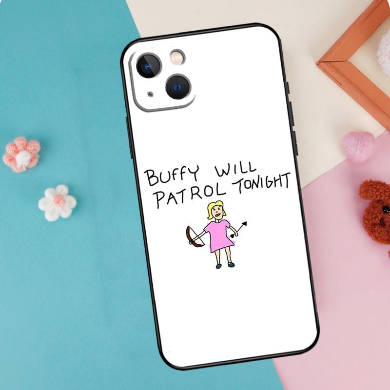 Buffy the Vampire Slayer Phone Case For iPhone 16 15 14 13 12 11 Pro Max Plus Mini XR 16e Funda Silicone Back Cover