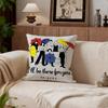 Comedy Friends Cushion Cover Cushion Cover Set 4Pcs 50x50 45x45 40x40 Pillowcase Decorative Sofa Home Decor