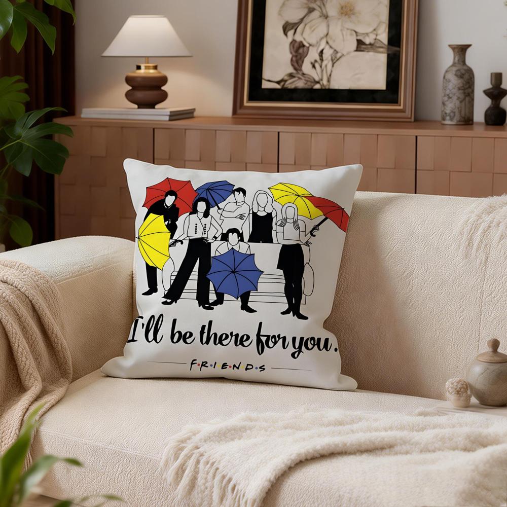 Comedy Friends Cushion Cover Cushion Cover Set 4Pcs 50x50 45x45 40x40 Pillowcase Decorative Sofa Home Decor