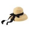 Seaside Vacation Big Eaves Sunscreen Hat French Bow Bucket Hat Hepburn Wind Beach Hat Modeling Hat