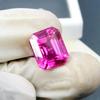 Pink Sapphire Emerald Cut 11.55 Ct Top Quality Loose Gemstone CERTIFIED Natural