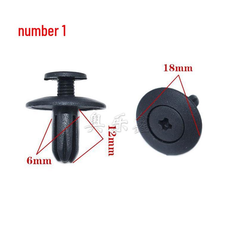 Universeller Gummi-Stoßfänger Auto Schalldämmknopf mit Spreizschrauben-Schnalle