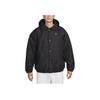 Nike Sportswear Solo Swoosh Plain Polo Casual Jacket Men Outerwear Black FB7852-010