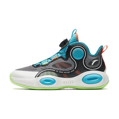 Zapatillas de Baloncesto para Niños Shape 3 Antideslizantes de Caña Baja Zapatillas para Niños Negro Azul 312331102-2
