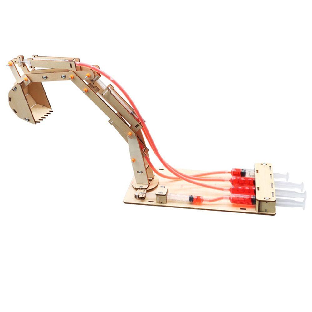 Toy Invention Science and Education Student Technology Model Science Toy Hydraulic Excavator