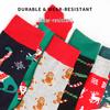 Festive Mid-Calf Cotton Socks: New Trendy Colorful Christmas Men's Plus Size Casual Socks