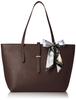 E.L.A Women's Tote Bag, Chocolate, A4 Size, Large Capacity, Perfect for Business, Formal, Graduation, Entrance Ceremonies, and More.