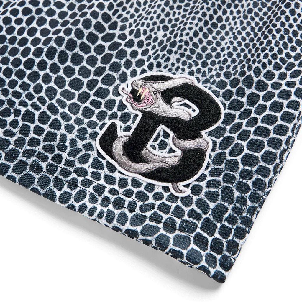 American Trendy Men's Python Mesh Quick-Dry Basketball Shorts - Casual Four-Point Loose Fit Plus Size