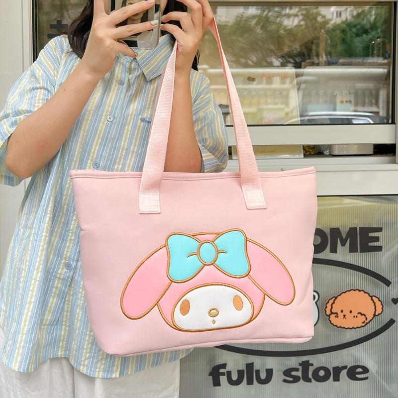 New Fashion Cartoon Large-capacity Commuter Tote Bag Cute and Sweet Girl Style Five-color Portable Shoulder Bag