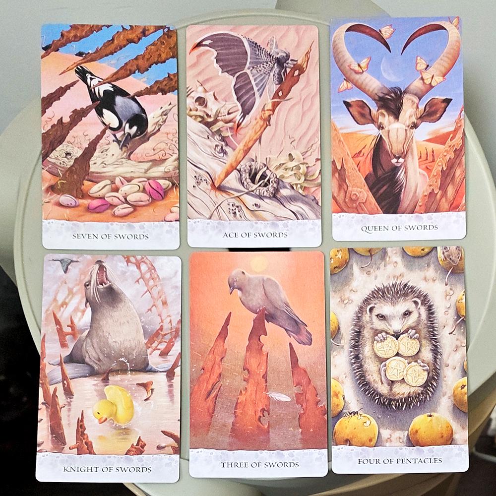 Tarot of Tides: The Adventures of A Duck Named Bob 12*7cm ―Unique 78-Card Tarot Deck In Rigid Box - Double-embossed Cardstock