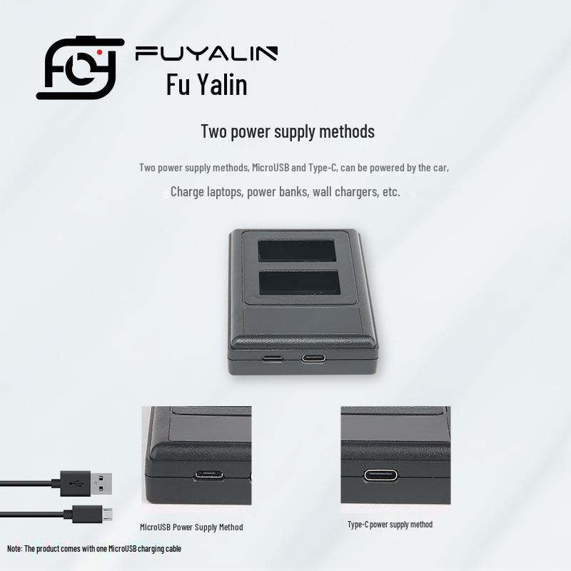 NB7L Dual LCD Charger for Canon G10, G11, G12, SX30 IS Cameras.