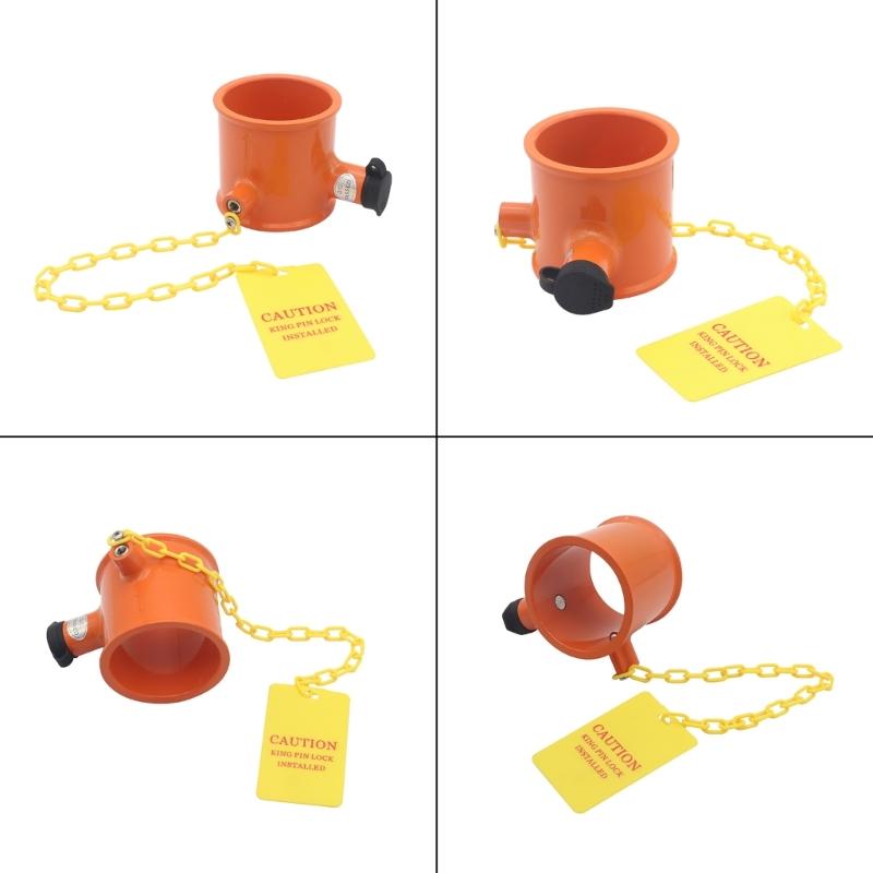 Reliable Lock Pin Lock Aluminum Trailer Security Device Weather Resistant Lock Simple Installation for Trailers RVs