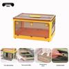 Plastic Folding Storage Box - Dustproof Quilt, Magazine, and Stationery Organizer for Home, Bedroom, and Dormitory.
