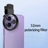 Phone Camera Lens Filter Opticaled Glass Multifunction Lightweight Aluminum Frame Artistic Reflection Effect
