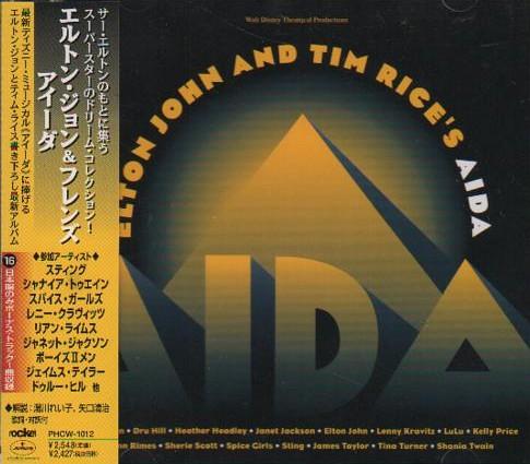 

CD ELTON JOHN & TIM RICE - Aida PHCW1012 The Rocket Reco 1999 Japan Pop Used