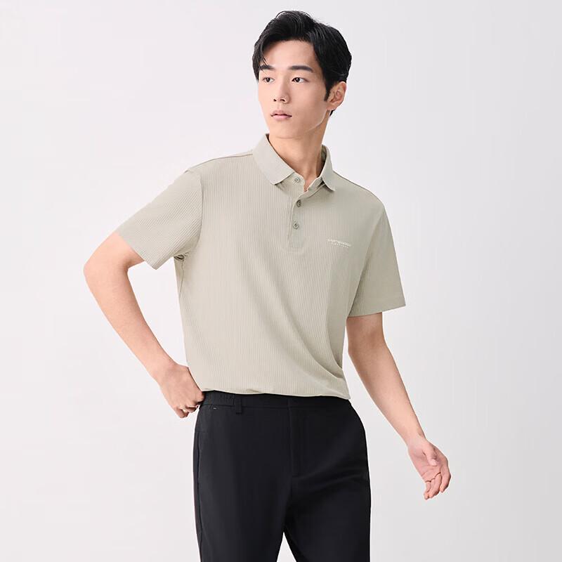 Baoxiniao Men's Simple Short-Sleeve Polo Shirt