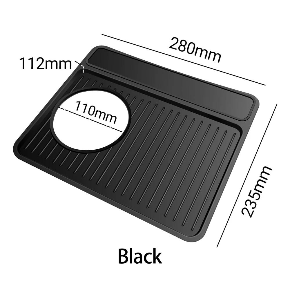 Silicone Coffee Mat for Breville 870/880 Espresso Machine Top Cover Mat Food Grade Silicone Anti-Slip Espresso Tamper Mat