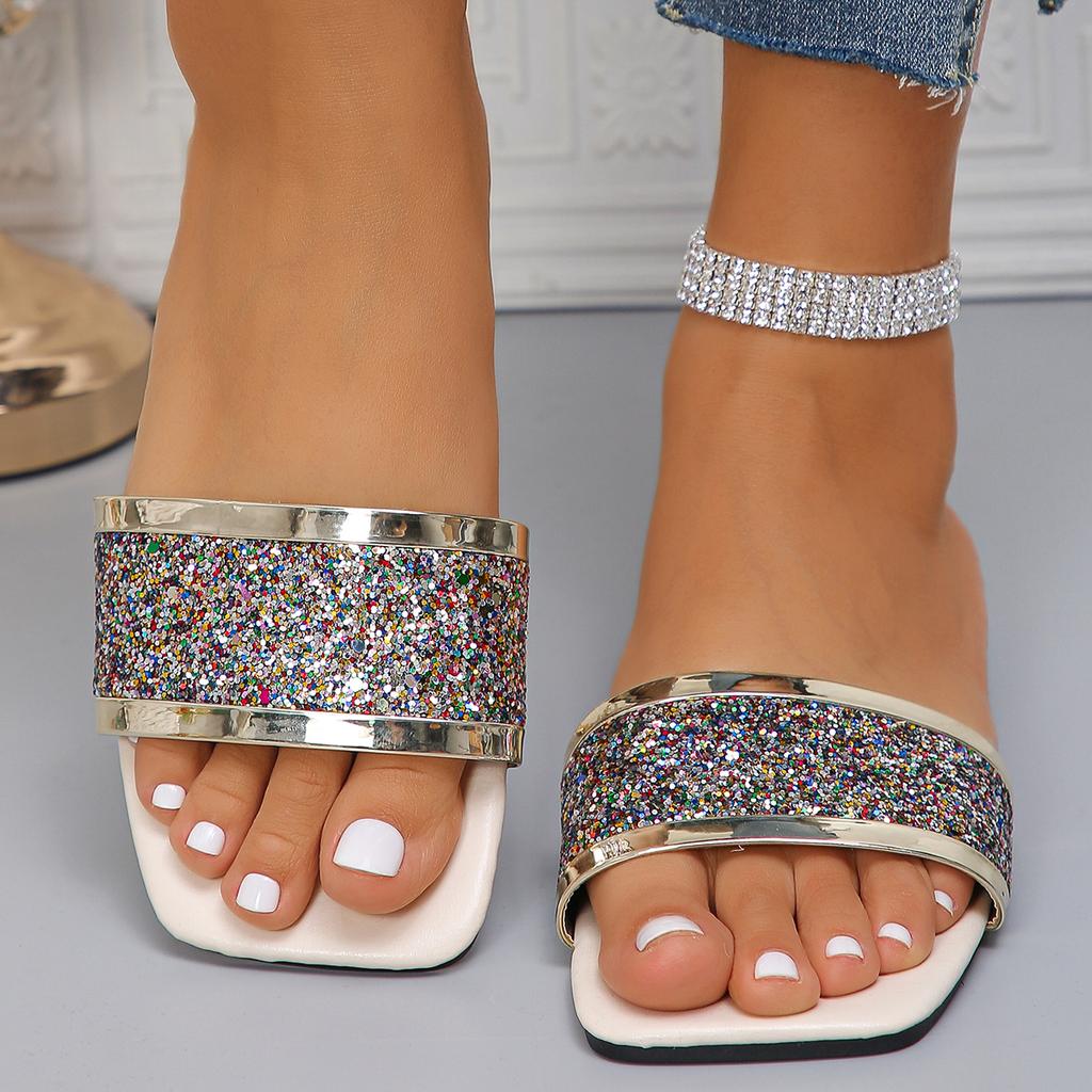 Fashion 2024 New Designer Casual Flat Fashion Shoes Women Elegant Slip On Walking Slippers Lightweight Comfortable Shoes Slides Women