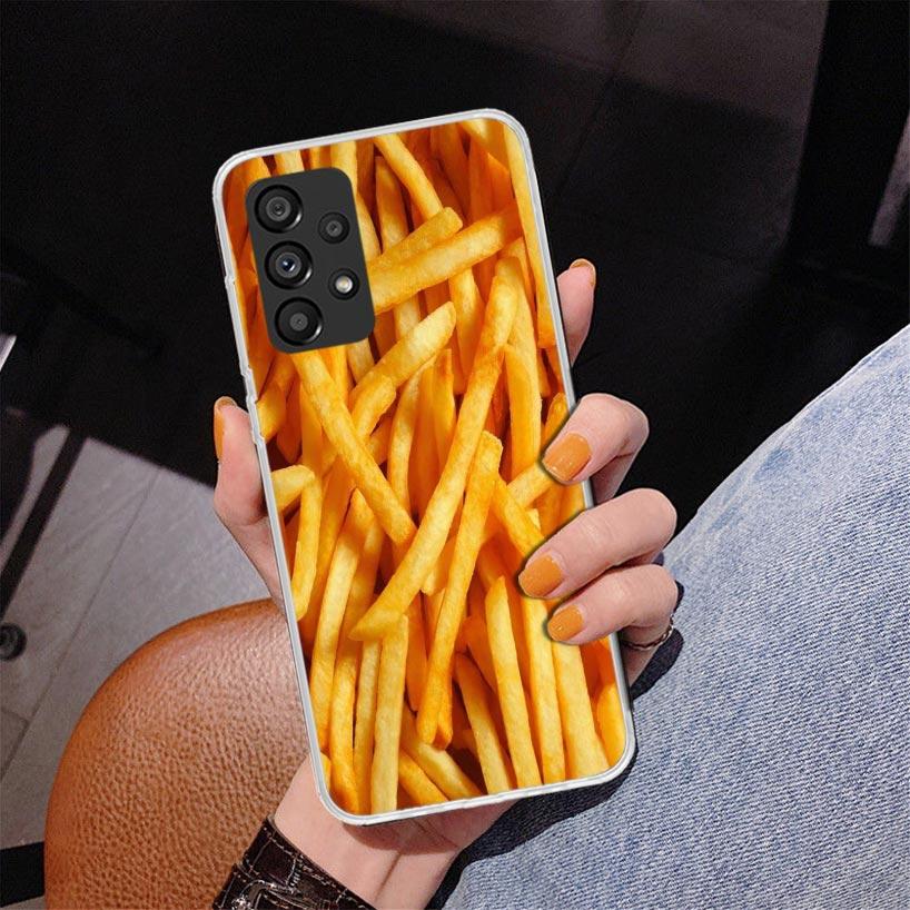 Food Fries Beer Cheese Sushi Cookie Phone Case For Samsung Galaxy A17 A16 A15 A14 A13 A57 A56 A55 A54 A53 A37 A36 A35 A34 A33 A2