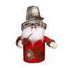 Christmas Candy Box Gift Jar Christmas Eve Decoration Apples Box Santas Claus Snowman Apples Jar