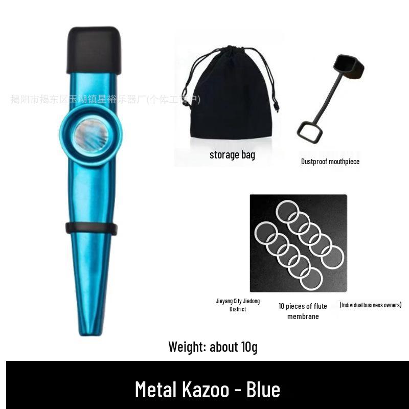 Metal Kazoo Musical Instrument for Early Childhood Education and Adults