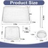 RV Furnace Vent Screen For Water Heater Vent Cover, RV Bugs Screen, Flying Ect Screen, Stainless Steel Mesh With Tallation Tool