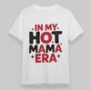 Women's Plus Size Classic T Shirt In My Hot Mama Era Bold Letter Dot Print Tee