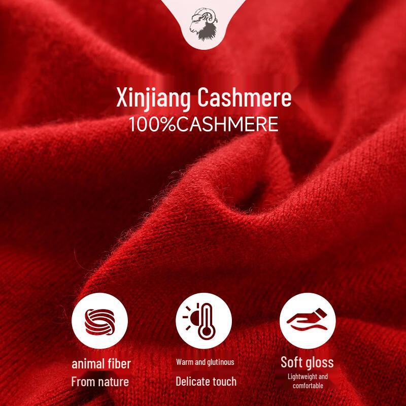 Zhao Jun Women's 100% Cashmere Round Neck Sweater