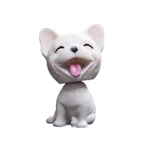 Lovely Swinging Head Simulation Dog Puppy Car Interior Dashboard Ornament Gift