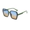 New Large Frame Women's Sun Sunglasses Simple and Elegant Gradient High Beauty Trendy Versatile Glasses