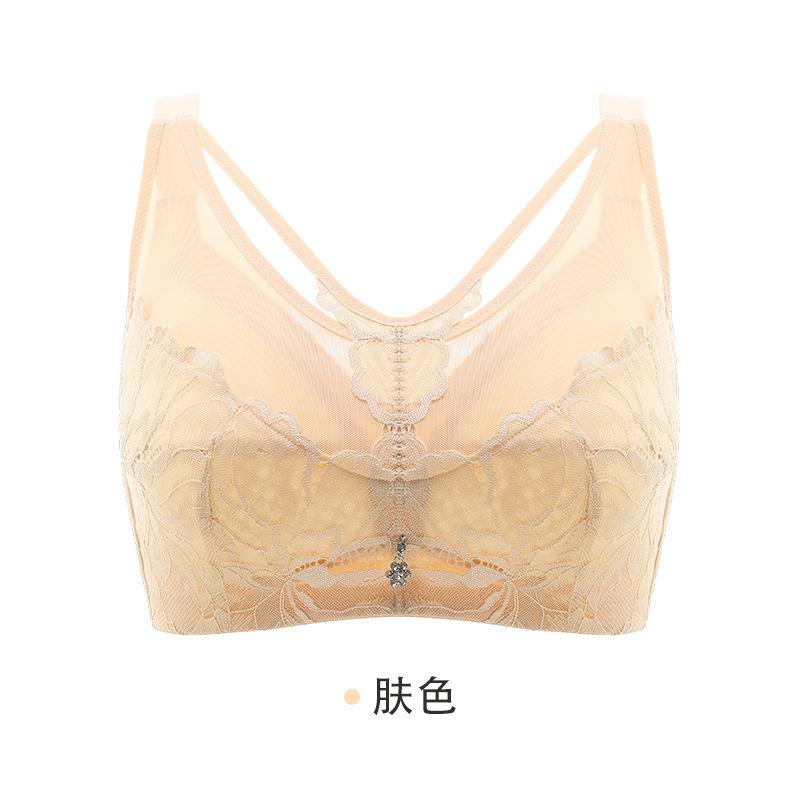 

Нижнее белье женское, усадочное и тонкое, без стального кольца, двойная грудь, непровисающий верхний поддерживающий бюстгальтер. 34/75B