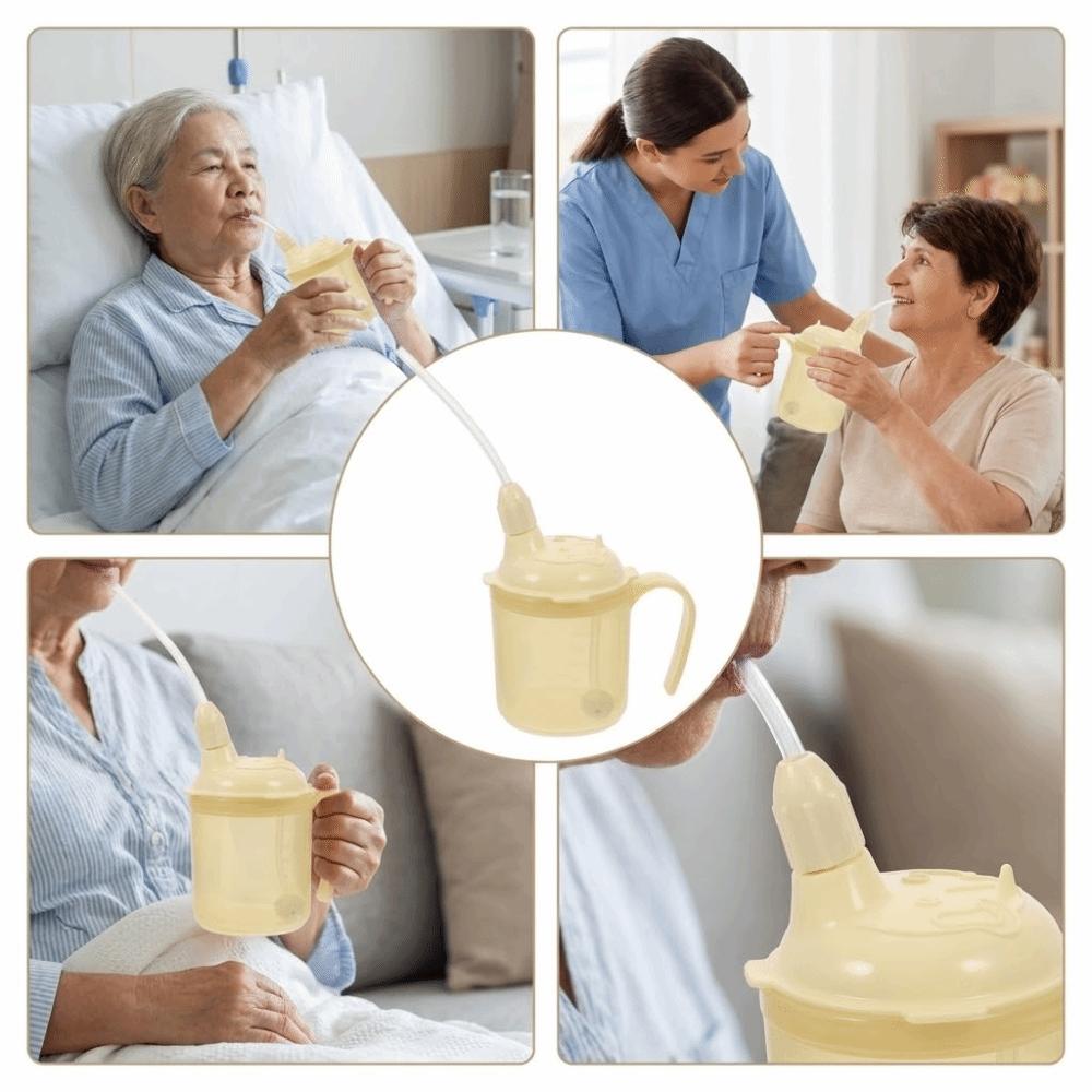 with Handle Dysphagia Cup With Straw Spill Proof Cup High Quality Water Control Mug  Home Care
