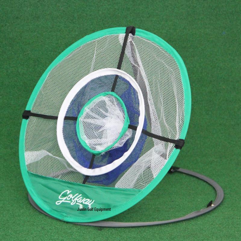 Three-Layer Golf Swing Practice Net with Convenient Storage