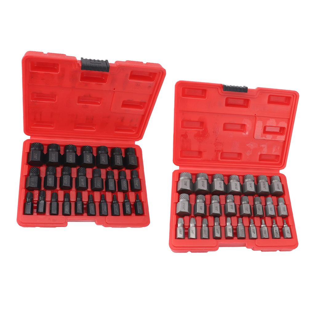 25 Pieces Screw Extractors Hex Shank  Screw Remover Tool for Damaged Broken Stripped Screws