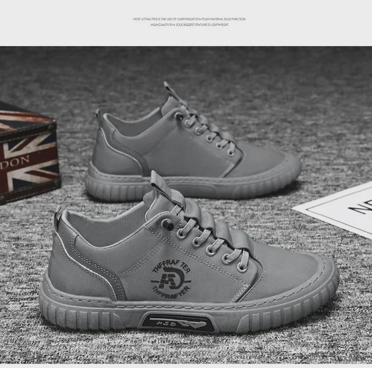 Módní pánské ležérní prodyšné plátěné tenisky 2024