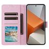 Para Xiaomi Redmi Note 13 Pro+ 5G Capa de couro laqueado Capa de telefone com bloqueio RFID