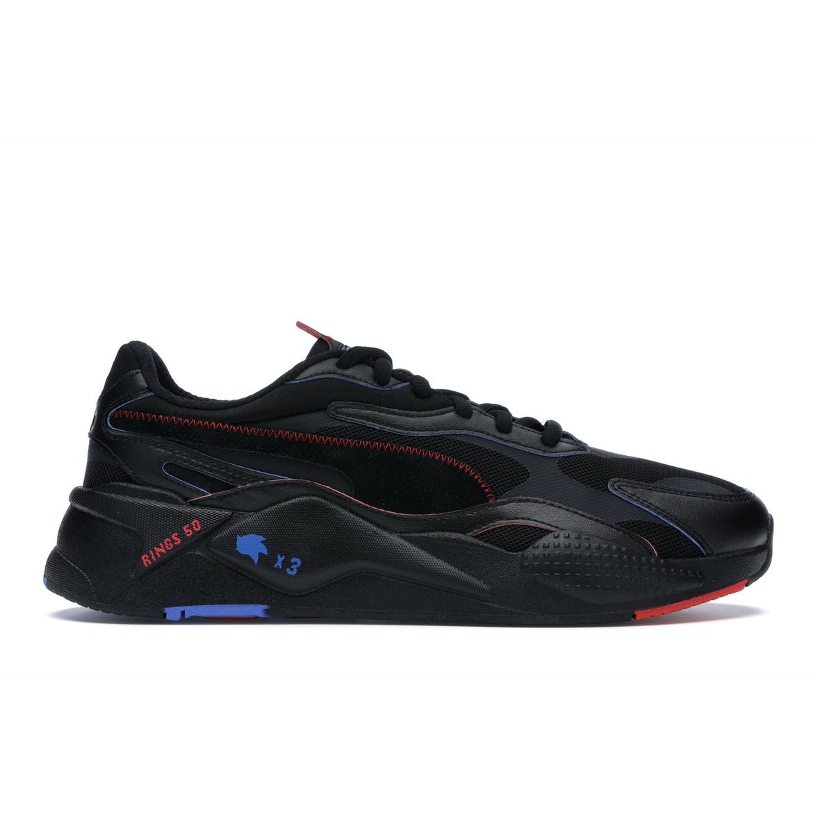 

Кроссовки унисекс Puma Sonic the Hedgehog x RS-X3 Rings Черный 373429-01
