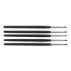 5pcsCelsiusset Silicone Soft Head Clay Pottery Moulding Pen   Craft Tool(black head)