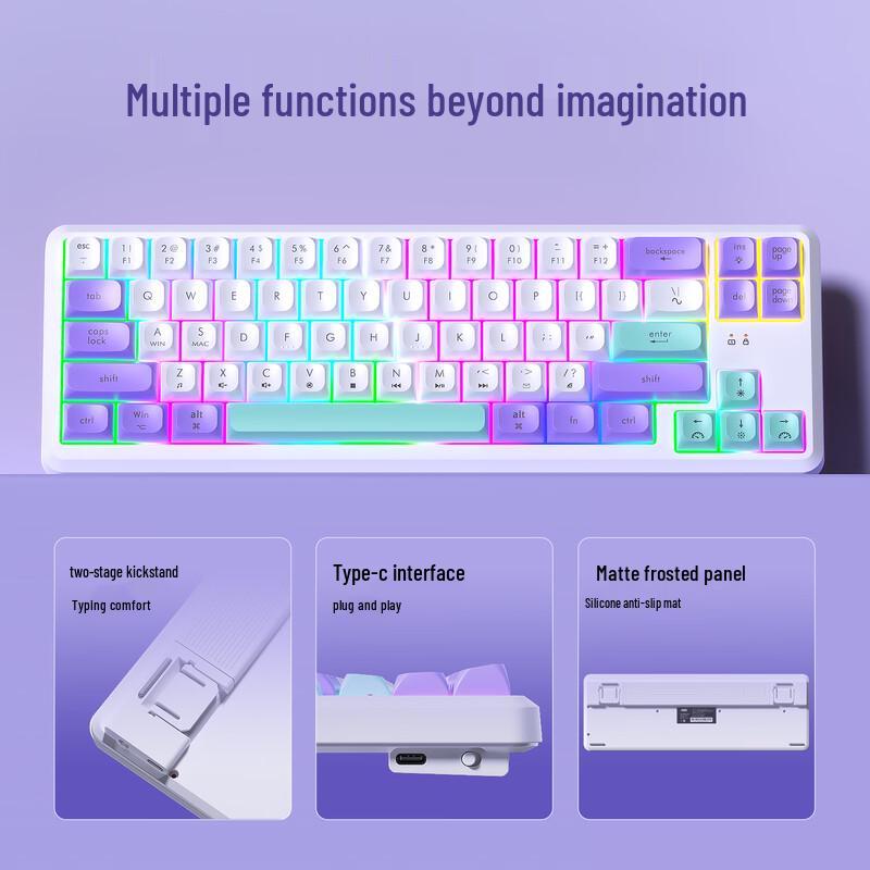 AOC GK116 68-Key Wired Backlit Gaming Keyboard
