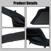2Pcs Front Windshield Wiper Side Cowl Extension Cover Trim For 2020 2021 2022 Toyota RAV4