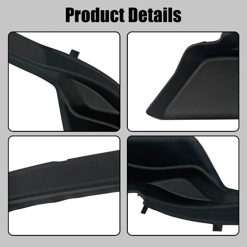 2Pcs Front Windshield Wiper Side Cowl Extension Cover Trim For 2020 2021 2022 Toyota RAV4