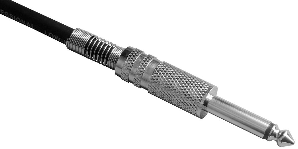 F-Factory 6.3mm Mono Male to 6.3mm Mono Male Cable, 10m, 6.3mm Standard Cable, 10m Audio Cable, VM-4043