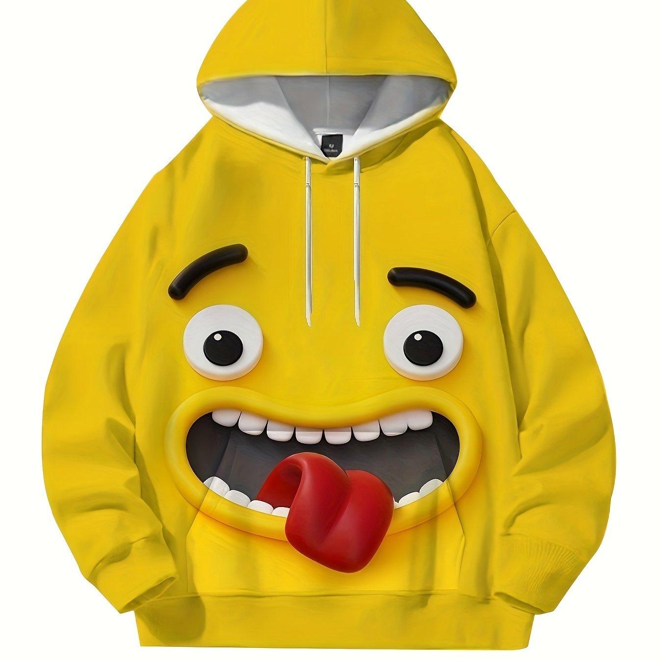 

Удобная и привлекающая внимание 3D-принтованная мужская толстовка с капюшоном: Теплый, прочный, с завязками и карманами для осени/зимы 6XL