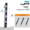 4-in-1 USB-C Hub Docking Station with USB3.0 and 60W PD Power Supply