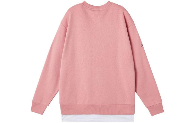 New Balance Sweatshirts Men's Pink Crew Neck Moderate Regular AMT11314-CYK