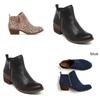 Elegant Women's Casual Booties With Low Heels And Round Toe For Stylish Comfort
