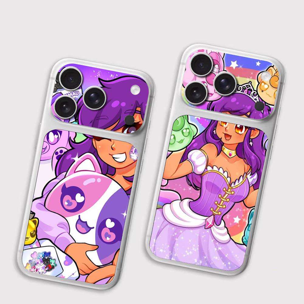 Aphmau Cute Girl Funny For Apple IPhone 17 Pro 17 Pro Max Back Cover Decal Wrap Skin Colorful Rear Protective Sticker Film