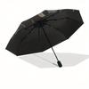 Mystical Moth Moon Stars Circular Wall ArtUmbrella, Portable 3-Fold Compact Umbrella for Men & Women Gift