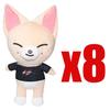 20cm Skzoo Plush Toys Stray Kids Cartoon Stuffed Animal Wolf Chan Plushies Doll Cute Companion Adults Fans Gift for Cuddly Fluffy Huggable Kawaii