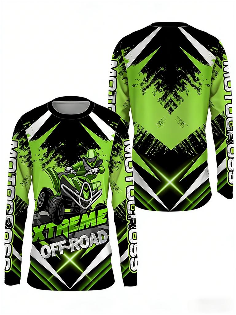 Nejprodávanější Terénní Off-Road Motocyklové Závodní Dlouhý Rukáv Sportovní Motocyklová Košile Prodyšná Rychleschnoucí Pánská Košile